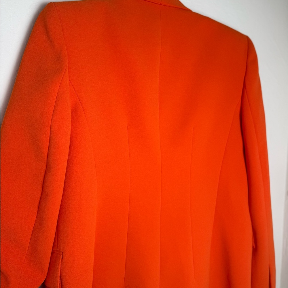 Sharp Zara Orange Blazer - image 7